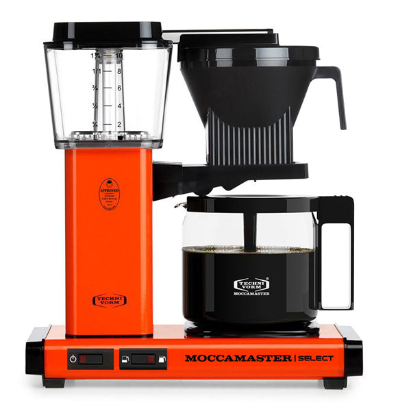 Moccamaster, Moccamaster KBG Select Filter Coffee Machine 53817 - Orange, Redber Coffee