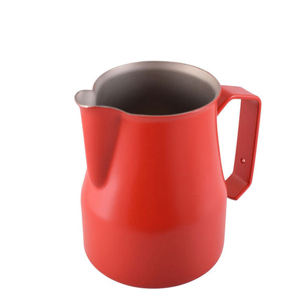 Steaming & Frothing Milk Pitcher Stainless RED