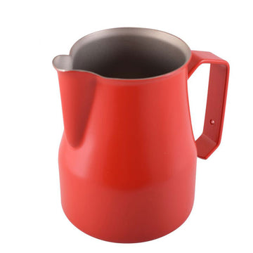 Redber, Motta Teflon Foaming Jug 750ml / 25oz. - Red, Redber Coffee