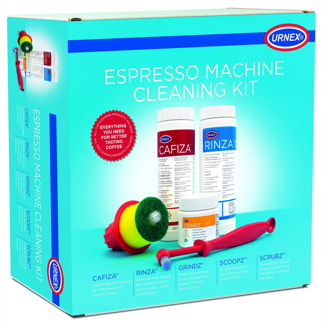 Urnex, Urnex Espresso Professional Cleaning Kit, Redber Coffee