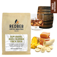 Redber, Plantation Rum Barrel Aged Colombia Finca Sofia, Redber Coffee