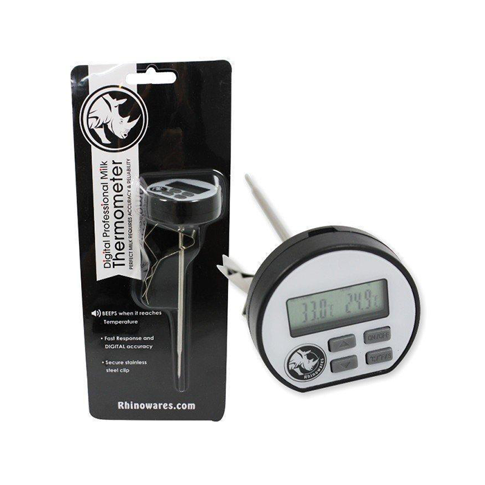 Rhinowares Barista Digital Set Temperature Beeping Thermometer - 5 Inch