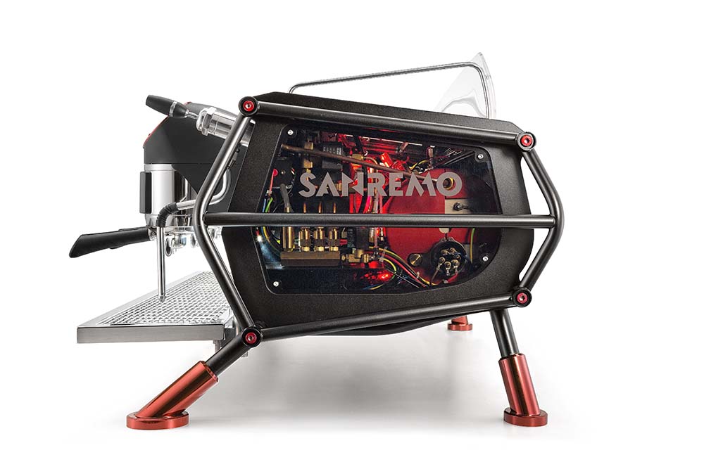 Sanremo, Sanremo - Café Racer - 2 or 3 Group Commercial Coffee Espresso Machine, Redber Coffee