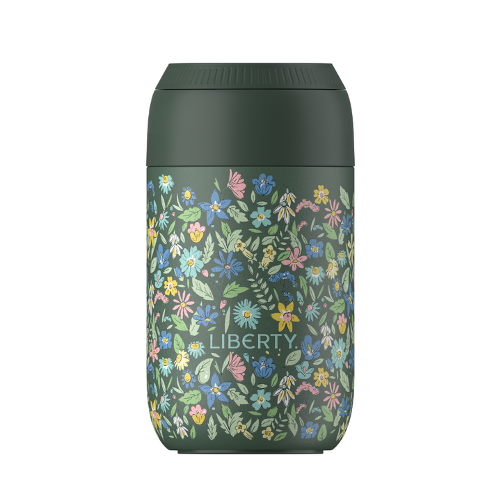 Chilly's, Chilly's Series 2 x Liberty 340ml Cup - Summer Sprigs Pine Green, Redber Coffee