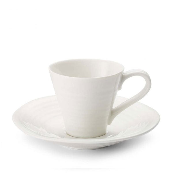 Sophie Conran, Sophie Conran Espresso Cup & Saucer Set of 2 - White, Redber Coffee