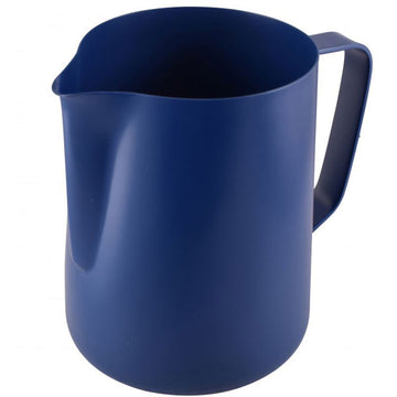 Redber, TEFLON - MILK PITCHER - Teflon Coated, Blue (1000ml/32oz), Redber Coffee