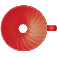 Hario, Hario V60 01 (1 Cup) Plastic Coffee Dripper - Red, Redber Coffee
