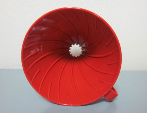 Hario, Hario V60 02 (2 Cups) Plastic Coffee Dripper - Red, Redber Coffee