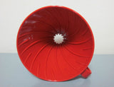 Hario, Hario V60 02 (2 Cups) Plastic Coffee Dripper - Red, Redber Coffee