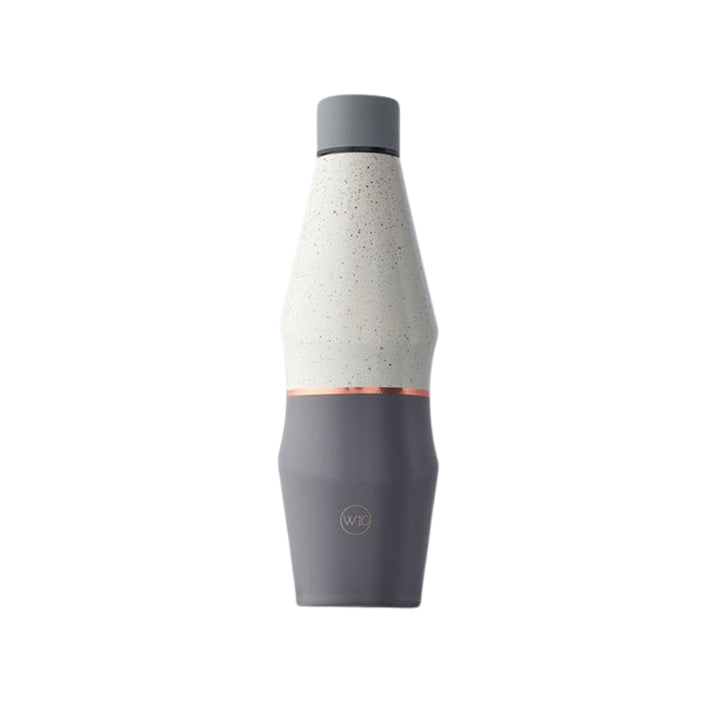 W10, W10 Elkstone Vacuum Insulated Water Bottle with Pouch 510ml - Grey, Redber Coffee