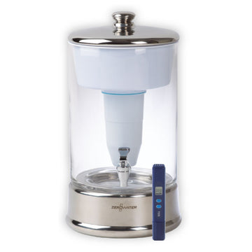 ZeroWater, ZeroWater 40-Cup 9.5L Glass Dispenser - ZBD-040, Redber Coffee