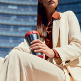 Alessi, Alessi CAFFA Stainless Steel Travel Mug - Red, Redber Coffee