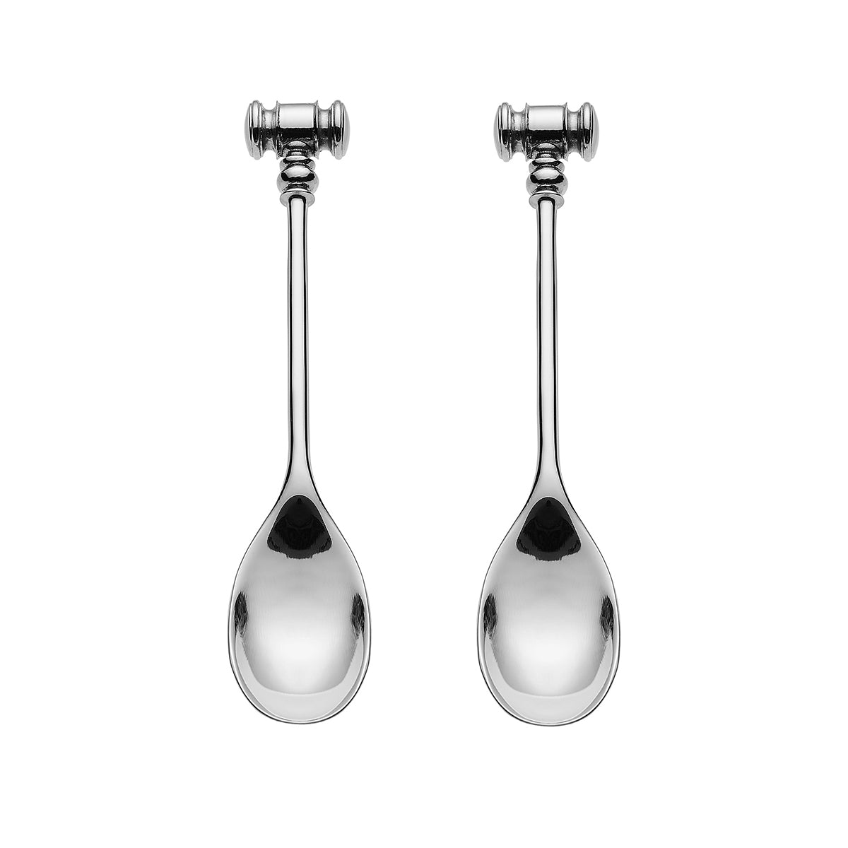 Alessi Dressed Set of 2 Spoons with Boiled Egg Opener | Redber Coffee