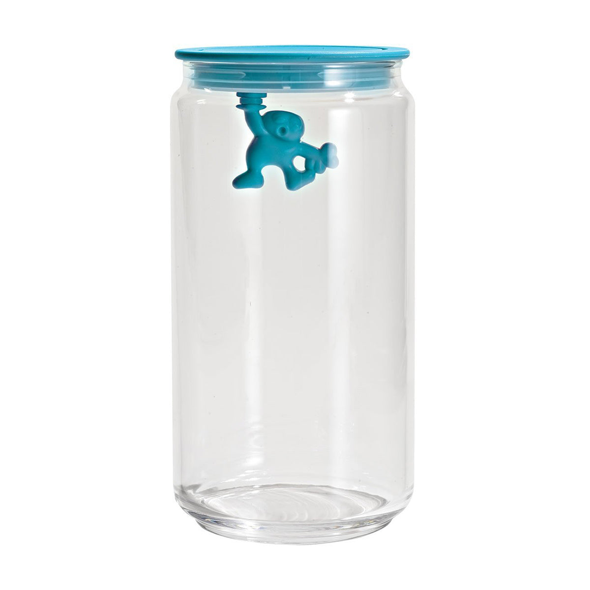 Alessi Gianni Glass Storage Jar, 140 cl - Blue | Redber Coffee