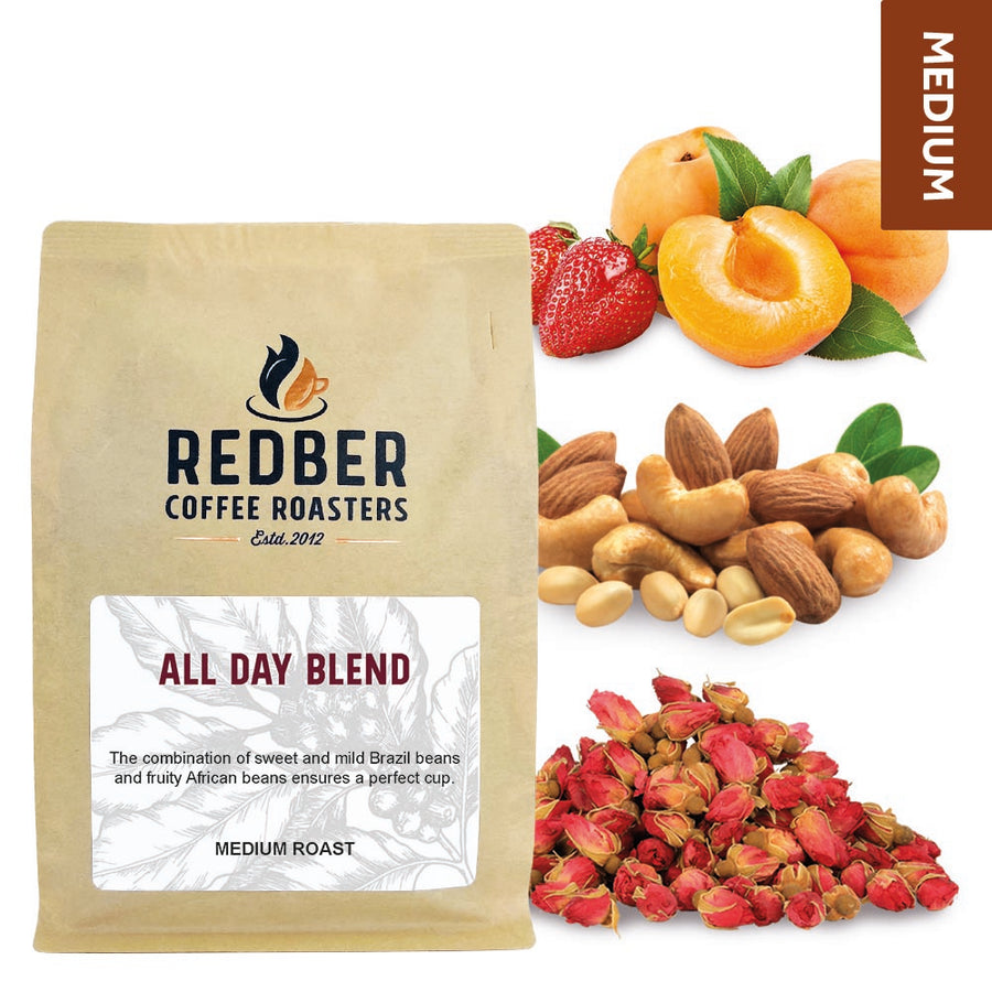 Redber, ALL DAY BLEND - Medium Roast, Redber Coffee