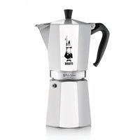 Bialetti, Bialetti Moka Express Aluminium Stovetop Coffee Maker (12 Cup), Redber Coffee