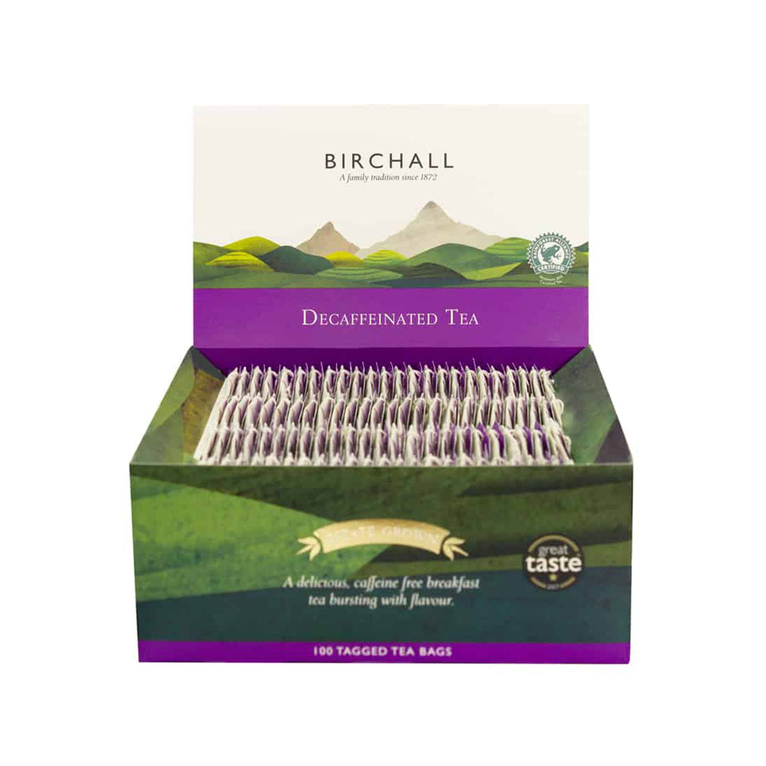Birchall, Birchall Tagged Tea Bags 100pcs - Decaffeinated, Redber Coffee