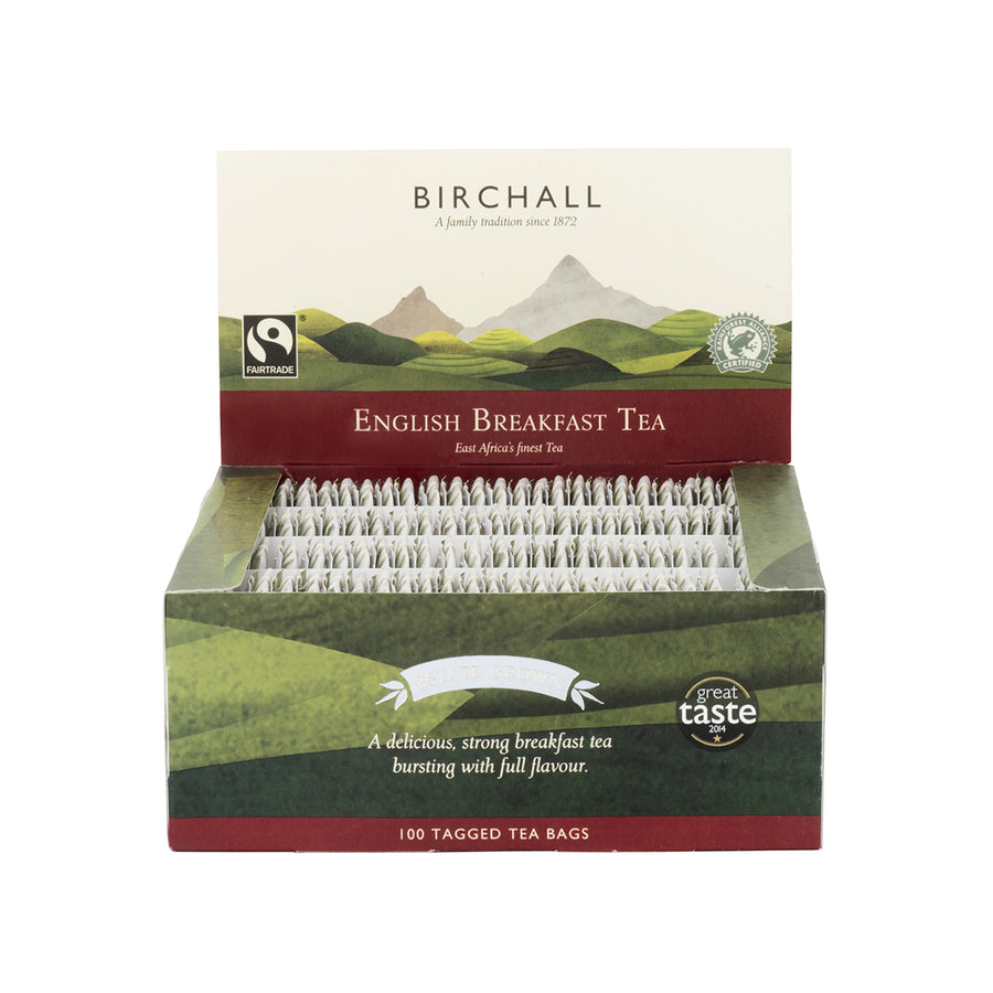 Birchall, Birchall Tagged Tea Bags 100pcs - English Breakfast Tea, Redber Coffee