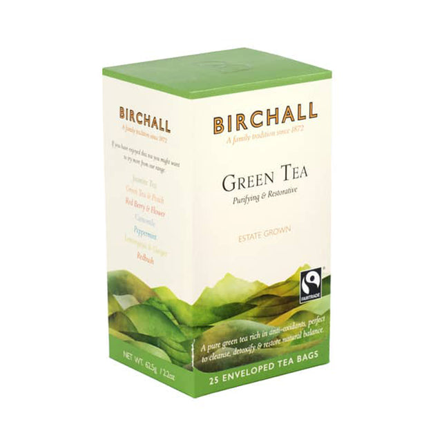 Birchall, Birchall Enveloped Tea Bags 25pcs - Green Tea, Redber Coffee
