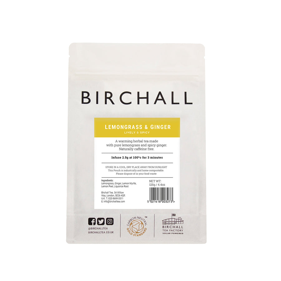 Birchall, Birchall Loose Leaf Tea 125g - Lemongrass & Ginger, Redber Coffee