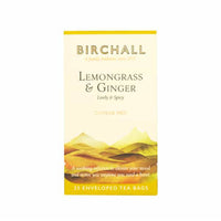 Birchall, Birchall Enveloped Tea Bags 25pcs - Lemongrass & Ginger, Redber Coffee