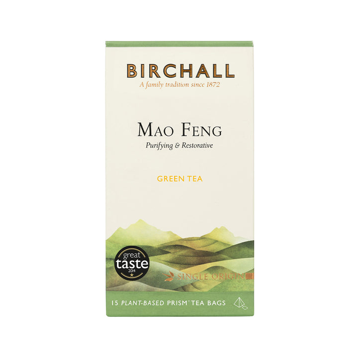 Birchall, Birchall Plant-Based Prism Tea Bags 15pcs - Mao Feng Green Tea, Redber Coffee