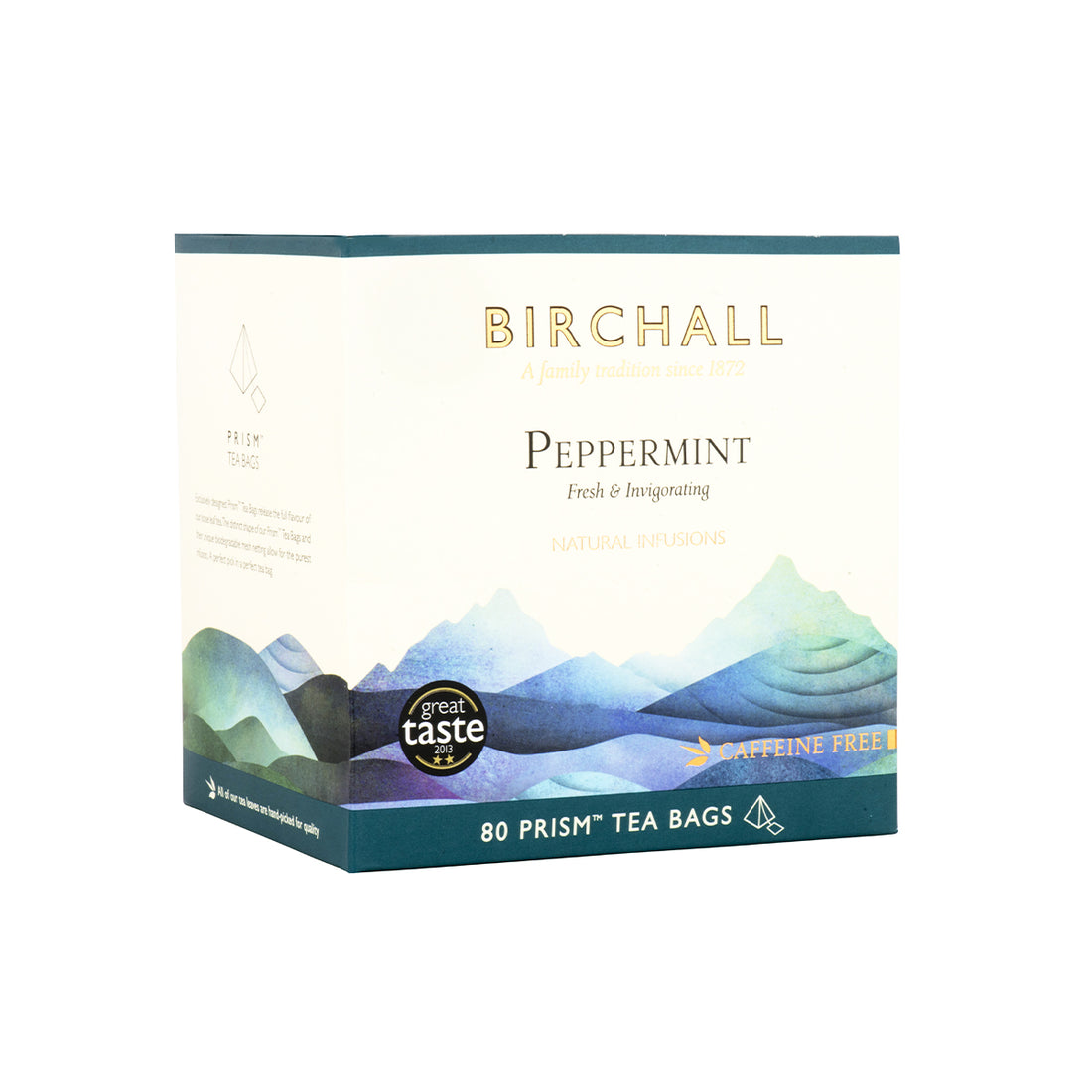 Birchall, Birchall Plant-Based Prism Tea Bags 80pcs - Peppermint, Redber Coffee