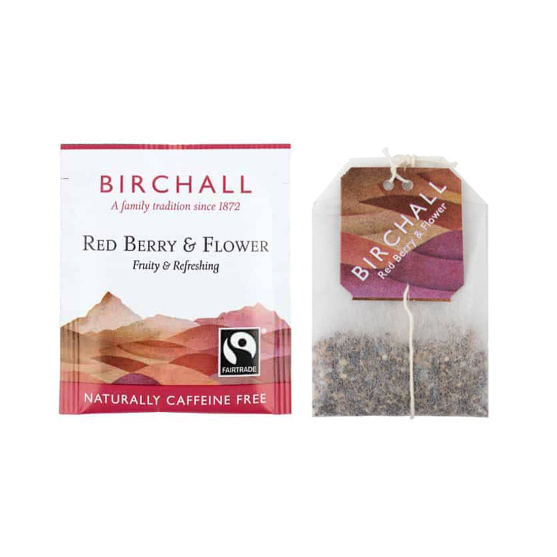 Birchall, Birchall Enveloped Tea Bags 25pcs - Red Berry & Flower, Redber Coffee