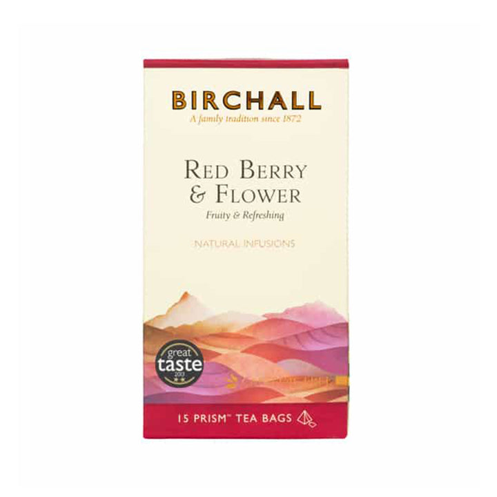 Birchall, Birchall Plant-Based Prism Tea Bags 15pcs - Red Berry & Flower, Redber Coffee
