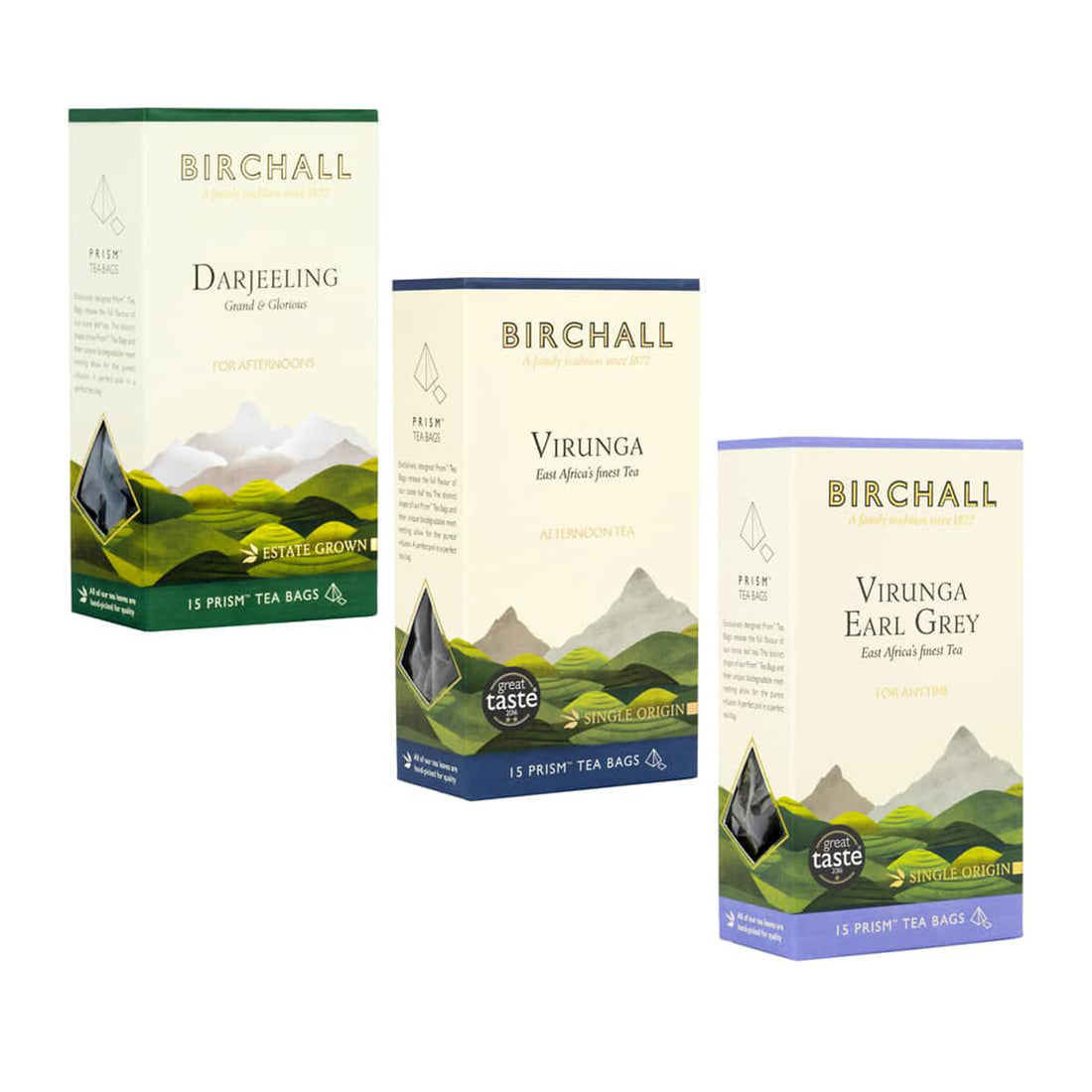 Birchall, Birchall Afternoon Tea Collection - Prism Tea Bags, Redber Coffee