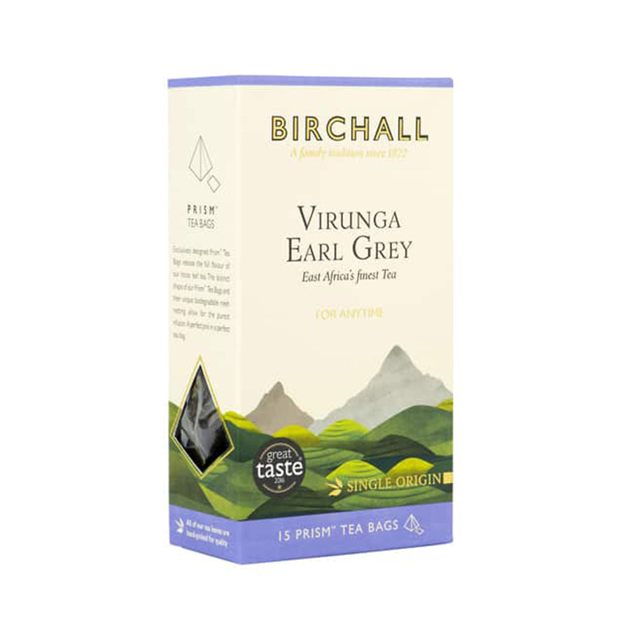 Birchall, Birchall Plant-Based Prism Tea Bags 15pcs - Virunga Earl Grey (RFA Certified), Redber Coffee