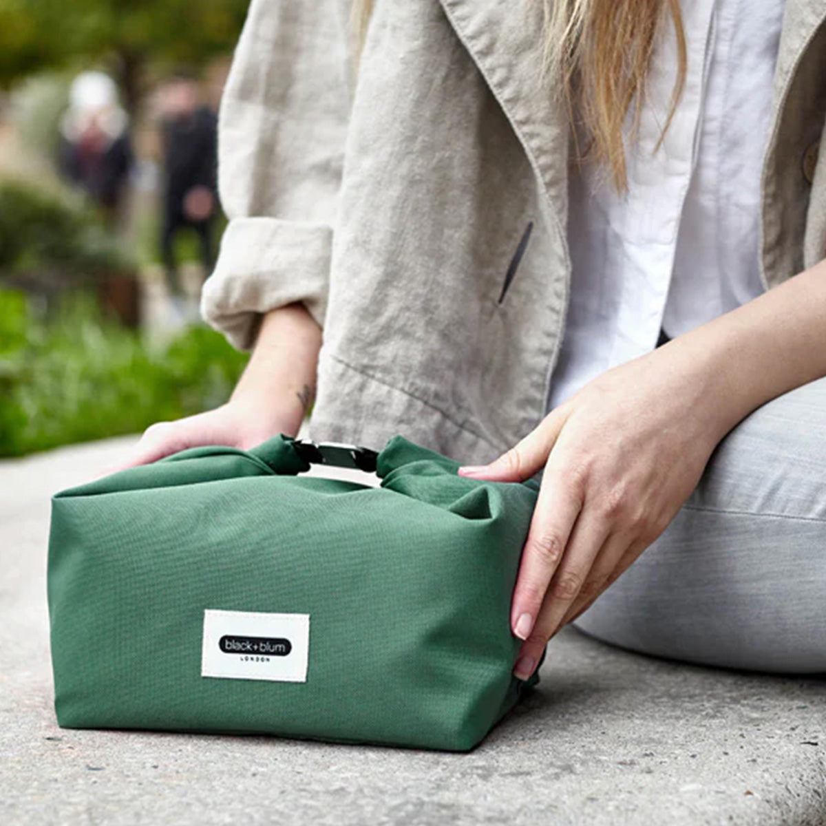 Black Blum Insulated Lunch Bag Olive Redber Coffee
