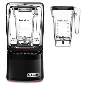 Blendtec, Blendtec Stealth 885 Commercial Bar Blender with 2 FourSide Jars, Redber Coffee