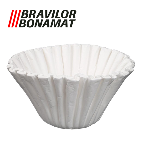 Bravilor Koffiefilters | Ongebleekt filterpapier | 85/245 | 1000 stuks - Koffie Noord