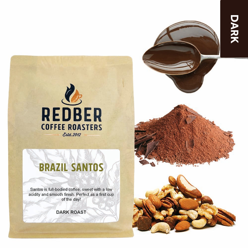 Redber, BRAZIL SANTOS - Dark Roast Coffee, Redber Coffee