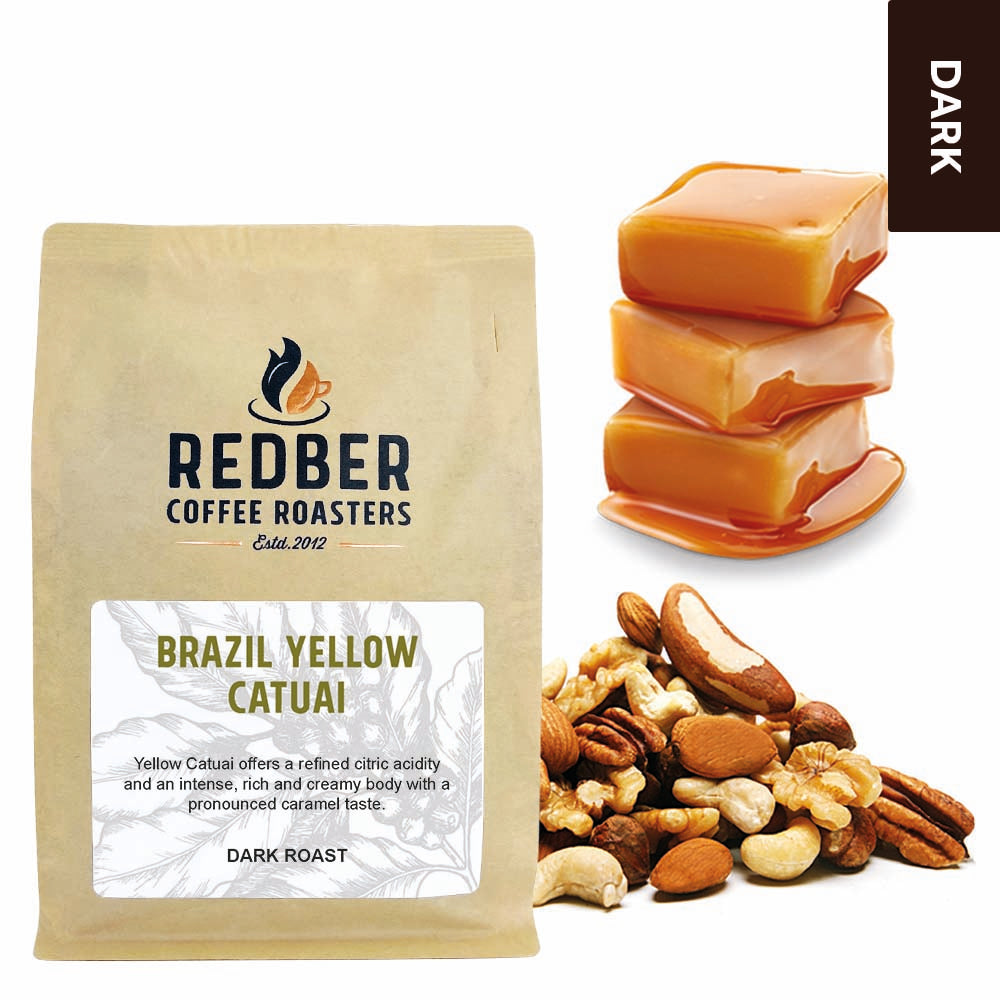 Redber, BRAZIL IPANEMA YELLOW CATUAI - Dark Roast Coffee, Redber Coffee