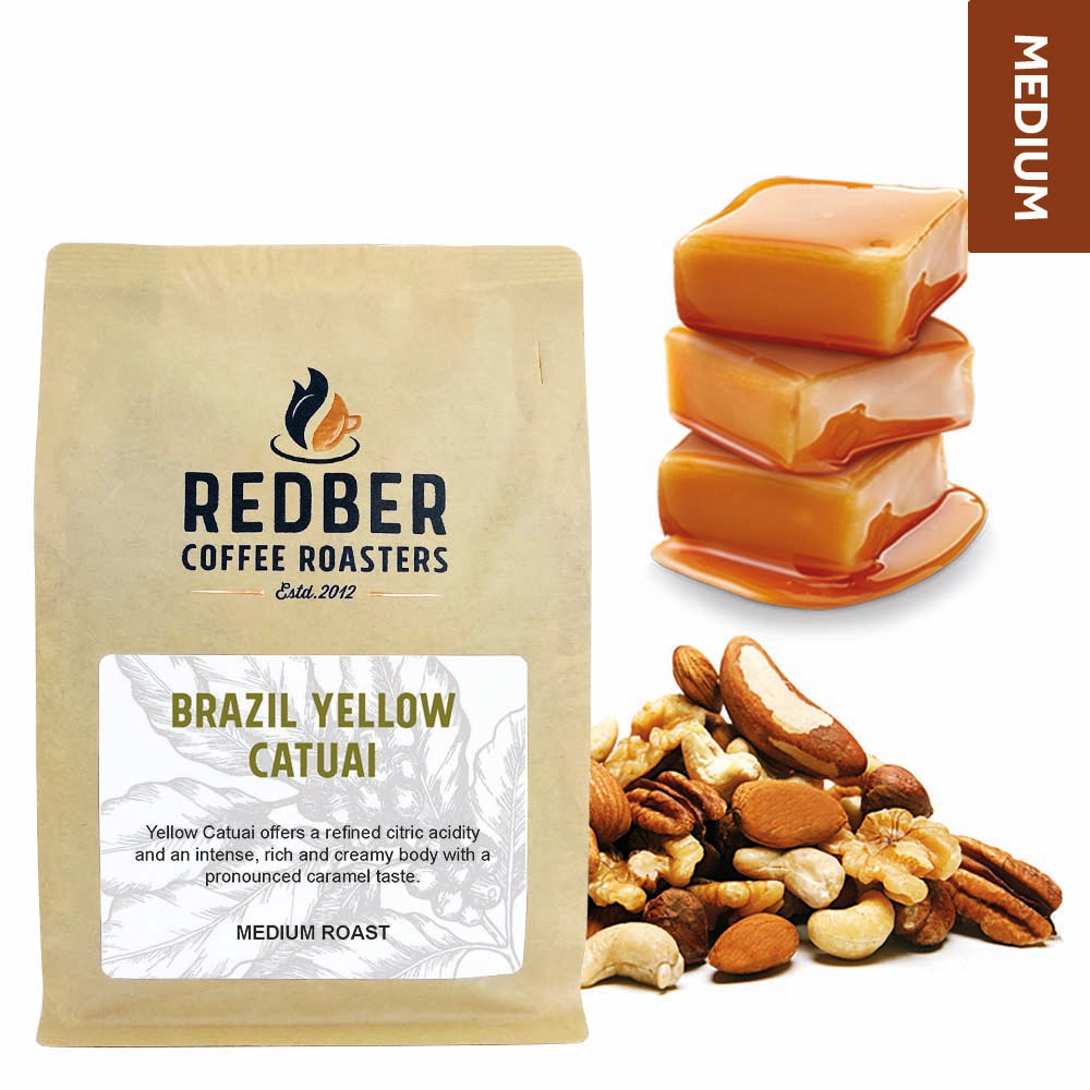 Redber, BRAZIL IPANEMA YELLOW CATUAI - Medium Roast Coffee, Redber Coffee