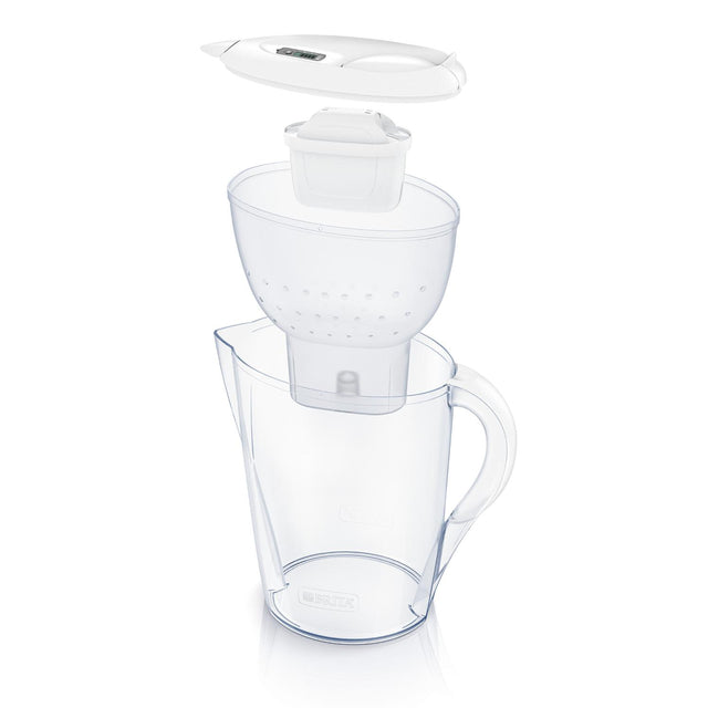Brita, BRITA MARELLA Cool Water Filter Jug 2.4L White with 1 MAXTRA Cartridge, Redber Coffee