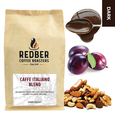 Redber, CAFFÈ ITALIANO COFFEE BLEND, Redber Coffee