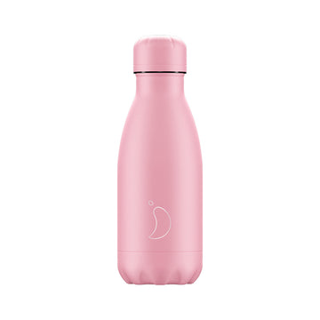 Chilly's, Chilly's Vacuum Insulated Stainless Steel 260ml Drinking Bottle - Pastel All Pink, Redber Coffee