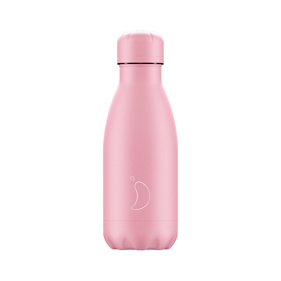 Chilly's, Chilly's Vacuum Insulated Stainless Steel 260ml Drinking Bottle - Pastel All Pink, Redber Coffee
