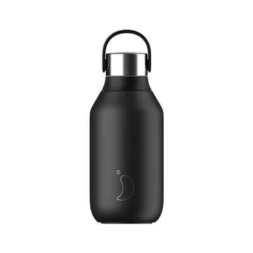 Chilly's, Chilly's Series 2 Stainless Steel 350ml Drinking Bottle - Abyss Black, Redber Coffee