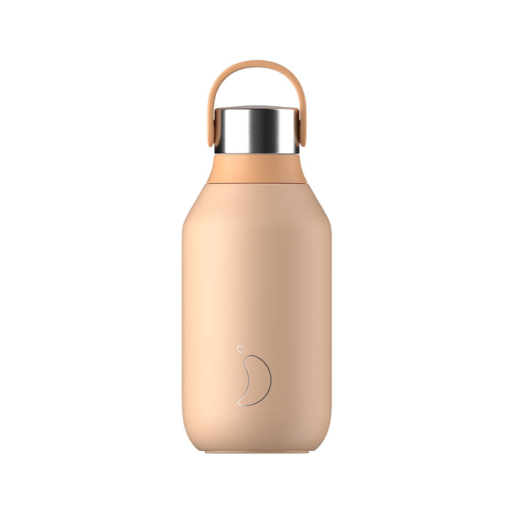 Chilly's, Chilly's Series 2 Stainless Steel 350ml Drinking Bottle - Peach Orange, Redber Coffee
