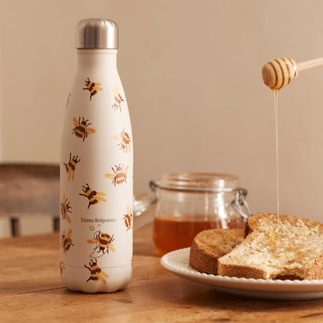 Chilly's, Chilly's Vacuum Insulated Stainless Steel 500ml Drinking Bottle - Emma Bridgewater Bumblebee, Redber Coffee