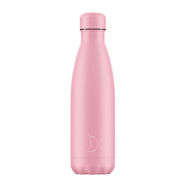 Chilly's, Chilly's Vacuum Insulated Stainless Steel 500ml Drinking Bottle - Pastel All Pink, Redber Coffee