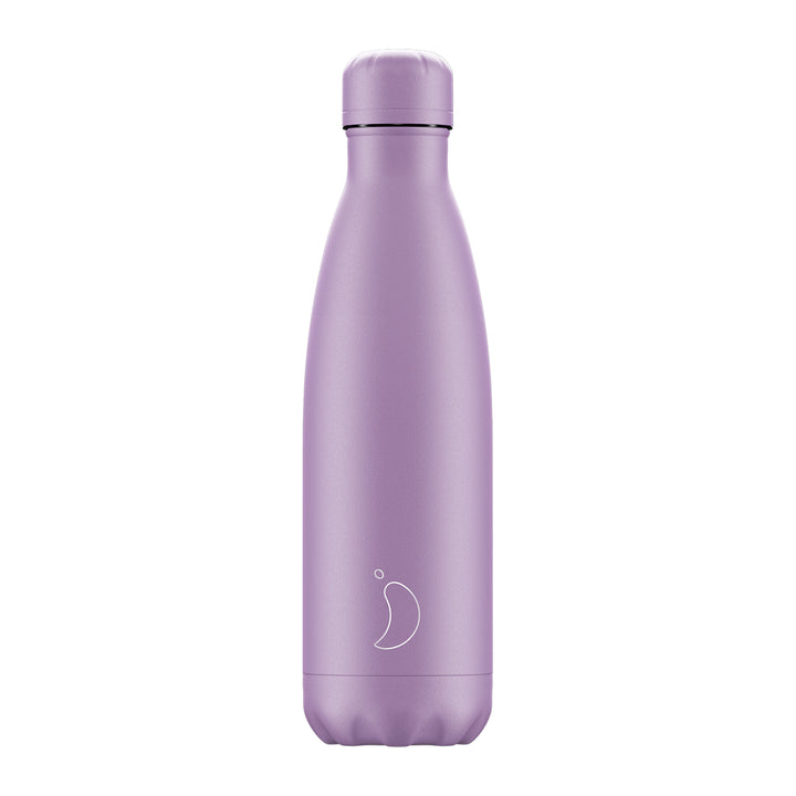 Chilly's, Chilly's Vacuum Insulated Stainless Steel 500ml Drinking Bottle - Pastel All Purple, Redber Coffee
