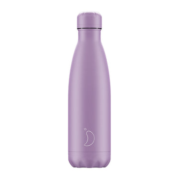 Chilly's, Chilly's Vacuum Insulated Stainless Steel 500ml Drinking Bottle - Pastel All Purple, Redber Coffee