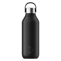 Chilly's, Chilly's Vacuum Insulated Stainless Steel 500ml Drinking Bottle Series 2 - Abyss Black, Redber Coffee