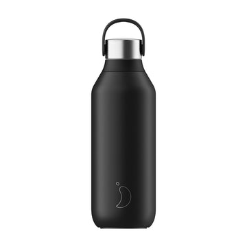 Chilly's, Chilly's Vacuum Insulated Stainless Steel 500ml Drinking Bottle Series 2 - Abyss Black, Redber Coffee