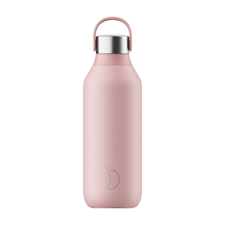 Chilly's, Chilly's Vacuum Insulated Stainless Steel 500ml Drinking Bottle Series 2 - Blush Pink, Redber Coffee